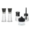Grand Cru kværn, citruspresser, dressing shaker og marinade glas