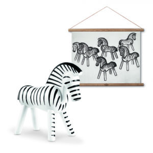 Kay Bojesen Zebra og plakat