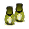 Design With Light gavepakke med 2 stk. olivengrøn, H25 cm, lanterner