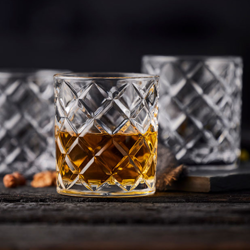 Lyngby Glas Diamond whisky glas
