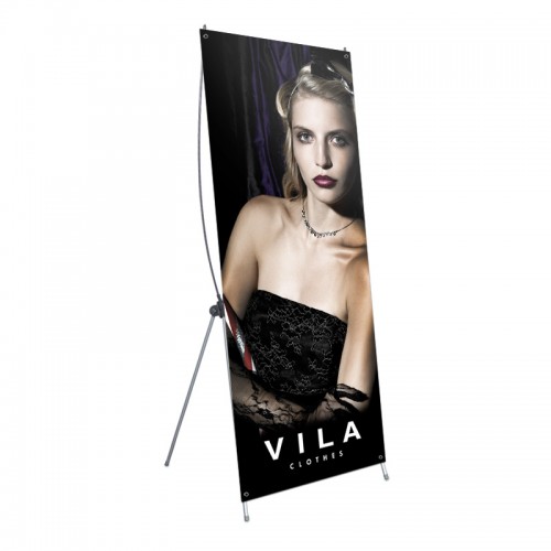 X-banner 80 x 180 cm.